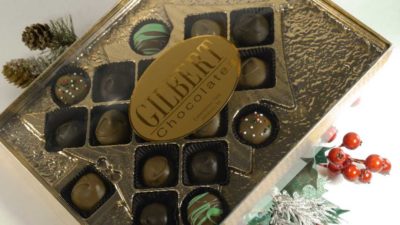 Gold Christmas Tree Chocolates