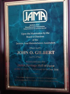 JAMA award for Gilbert Chocolates in Jackson