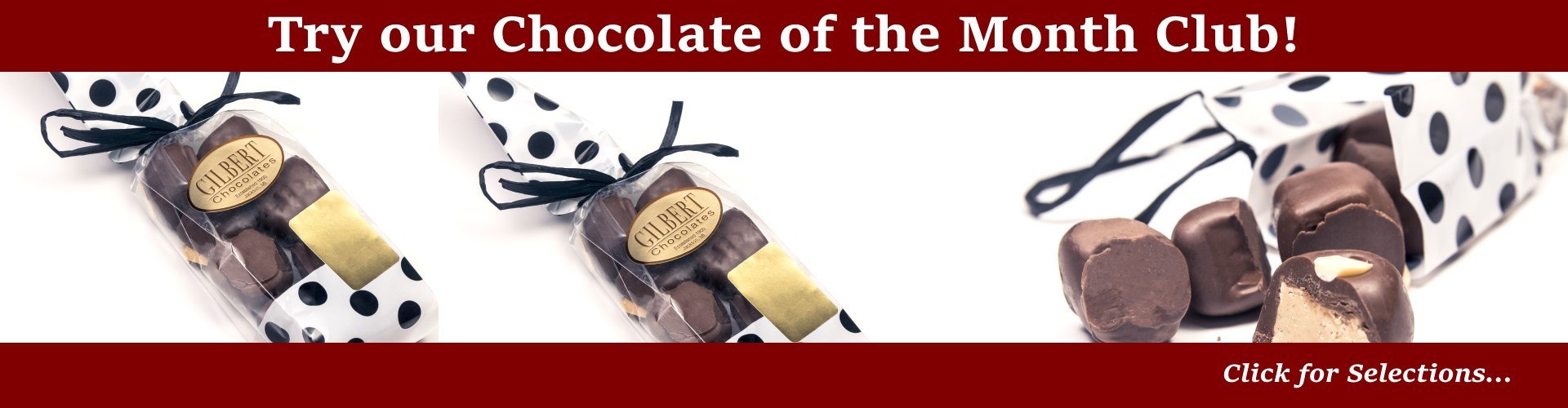 Chocolate of Month bagged chocolates