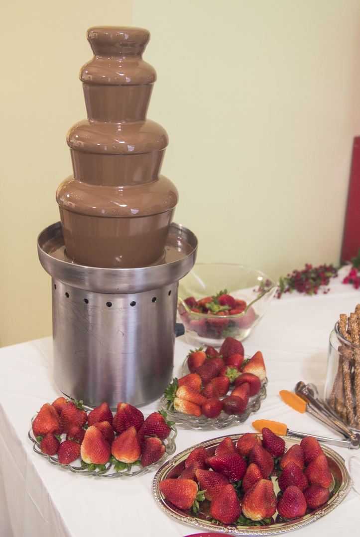 Chocolate Fountain for rent at Chocolate Loft party room Jackson MI
