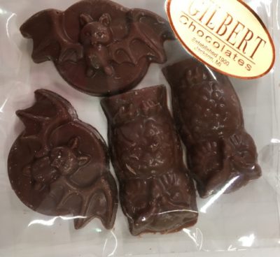 Milk Chocolate Bats and Owls Minuettes
