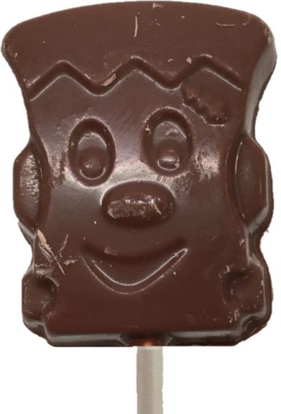 Milk Chocolate Sucker Happy Frankenstien