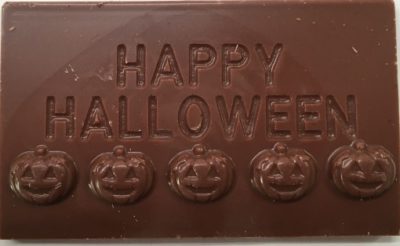 Milk Chocolate molded Halloween Bar