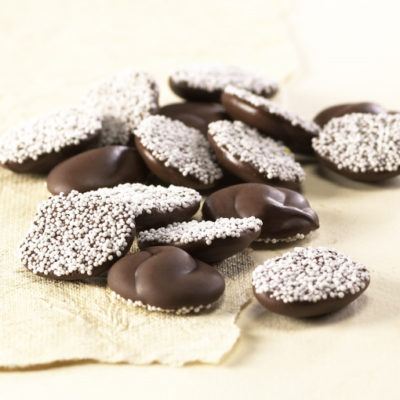Bagged - Asher Nonpareils in Dark Chocolate
